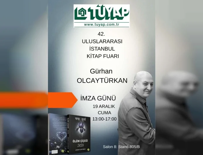 Yazar Gürhan Olcay Türkan Yeni Fantastik Romanı “Ölüm Çiçeği İris” İçin İmza Günü Öncesi Tanıtım Çalışmalarını Sürdürüyor