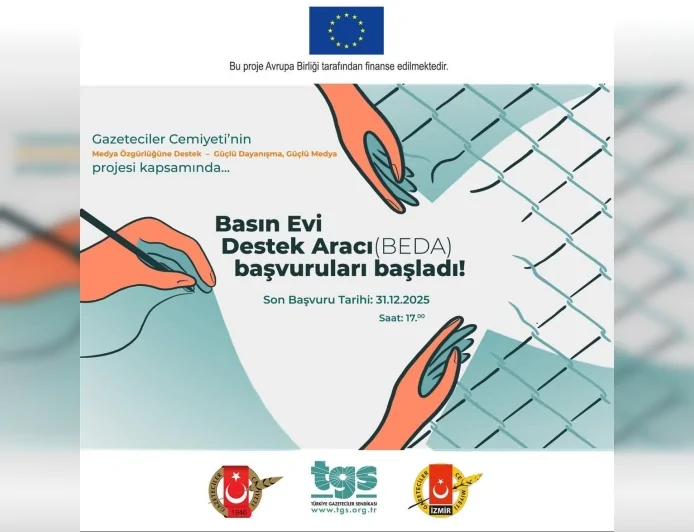 İzmir Gazeteciler Cemiyeti Yeni AB Projesini Başlattı: Basın Evi Destek Aracı Başvuruları Açıldı