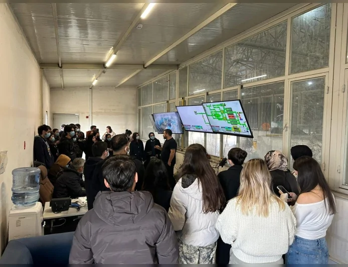 PAÜ Matematik ve Fen Bilimleri Eğitimi Öğrencileri Kumkısık Entegre Atık Bertaraf Tesisi’nde Saha Eğitimi Aldı