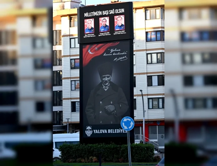 Yalova’da DEAŞ Operasyonunda Şehit Olan Polisler İçin Tören: Üç Kahraman Dualarla Uğurlandı