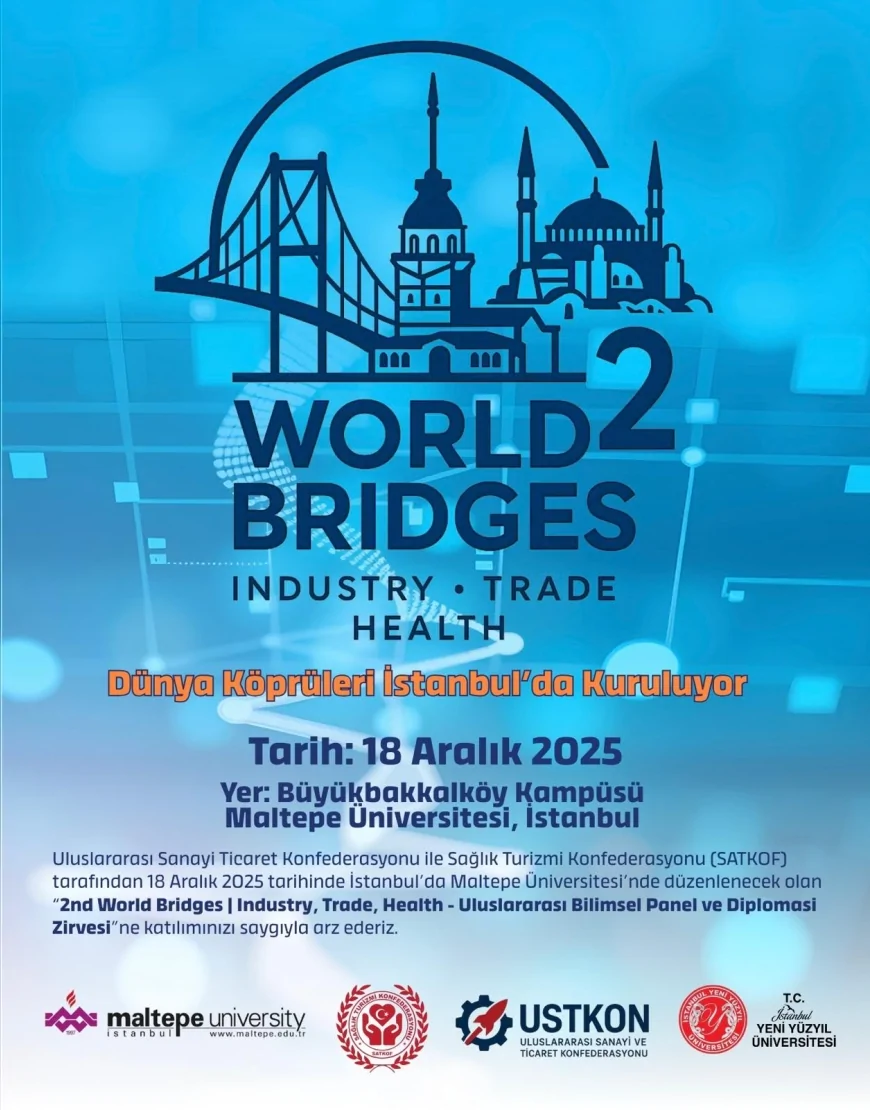 2nd World Bridges Zirvesi İstanbul’da Uluslararası Diplomasi ve Sağlık Endüstrisi İş Birlikleri İçin Kapsamlı Programla Başlıyor