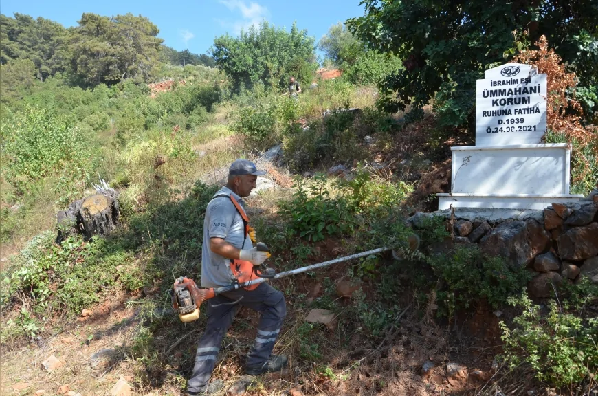 Antalya Büyükşehir Belediyesi Alanya Cikcilli Mezarlığında 28 Dönümlük Yeni Alanla Kapasite Artışını Tamamlamaya Hazırlanıyor