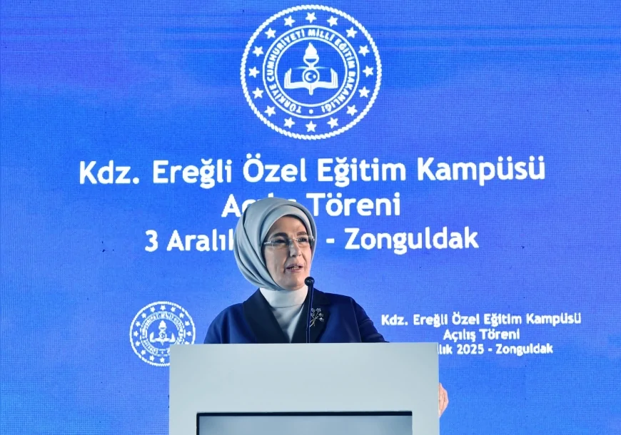 Emine Erdoğan Karadeniz Ereğli Özel Eğitim Kampüsü Açılışı Sonrası Paylaşımında: “Bu kampüs çocuklarımızın kalplerine güç yollarına ışık versin”