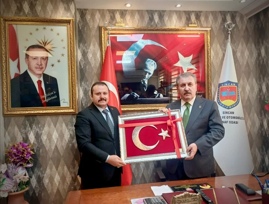 BBP Genel Başkanı Mustafa Destici Ankara’da Oda Ziyaretinde: Vergi Düzenlemeleri ve Mülkiyet Tasarısı İçin “Esnafın Beklentileri Göz Ardı Edilemez” Mesajı