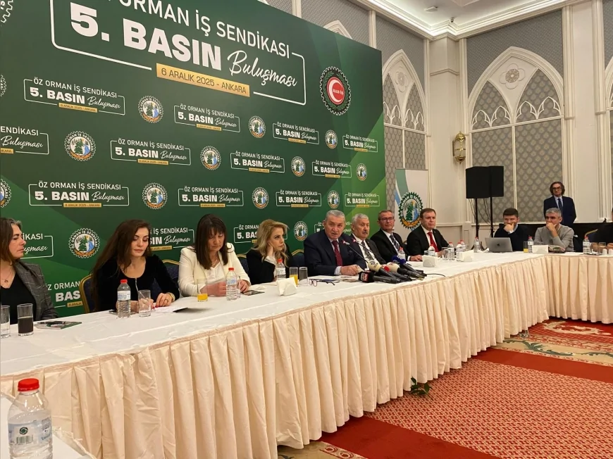 Öz Orman İş Genel Başkanı Settar Aslan: “Ormandan tasarruf olmaz, 2025’te yaşanan felaketlerin sebebi uyarılarımızın dikkate alınmamasıdır”