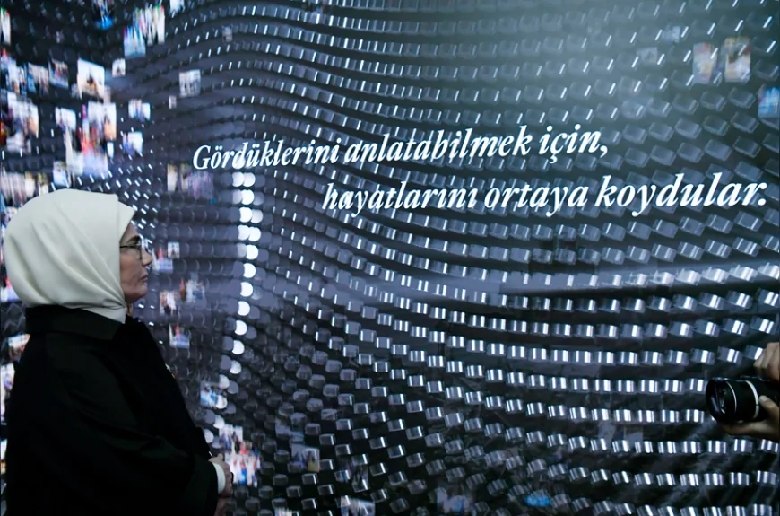 Cumhurbaşkanı Erdoğan’ın Eşi Emine Erdoğan: “Haksızlığa, yalana, adaletsizliğe ve soykırıma savaş açmak hepimizin en meşru savaşıdır”