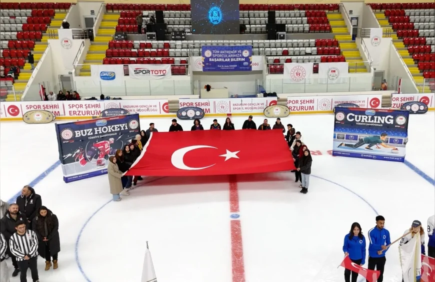 Ünilig Buz Hokeyi ve Curling Kış Oyunları Erzurum’da Açılışını Yaptı: “Kış Sporlarında Yeni Bir Dönem Başlıyor”