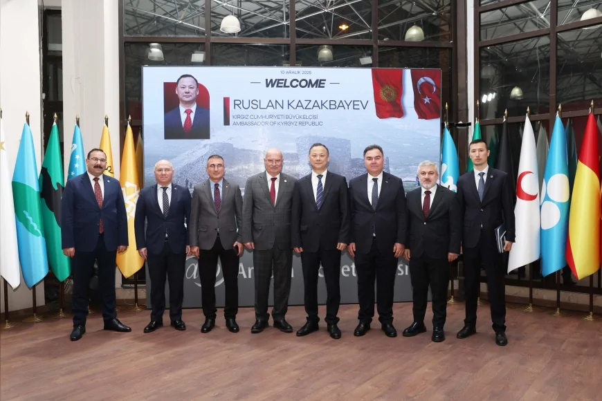 Kırgızistan Ankara Büyükelçisi Ruslan Kazakbaev’den ATO’ya yatırım çağrısı: “Türk Yatırım Fonu’nda Kırgızistan’a güçlü teşvikler var”