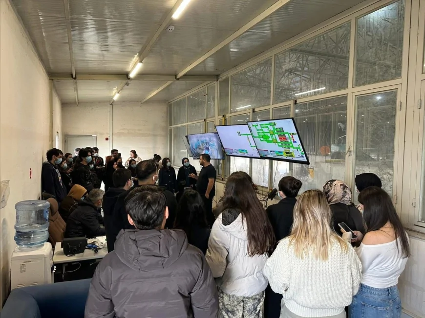 PAÜ Matematik ve Fen Bilimleri Eğitimi Öğrencileri Kumkısık Entegre Atık Bertaraf Tesisi’nde Saha Eğitimi Aldı