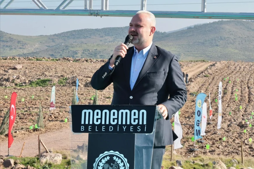Menemen Belediye Başkanı Aydın Pehlivan: “Menemen’de Doğan Her Bebeğin Adı Bu Ormanda Yaşayacak”