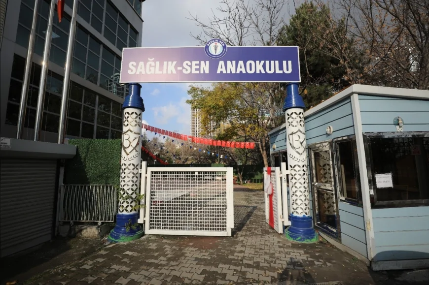 Sağlık-Sen’in Ankara’da Hizmete Açtığı Anaokulu Sağlık ve Sosyal Hizmet Profesyonellerinden Tam Not Aldı