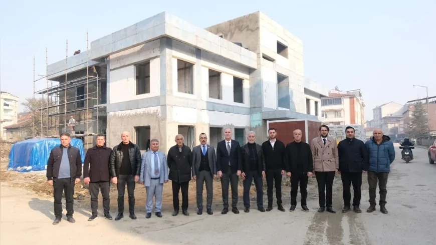 İnegöl Süleymaniye Mahallesi’nde 4 Hekimli Aile Sağlığı Merkezi Yükseliyor, 11 Bin Kişiye Hizmet Verecek