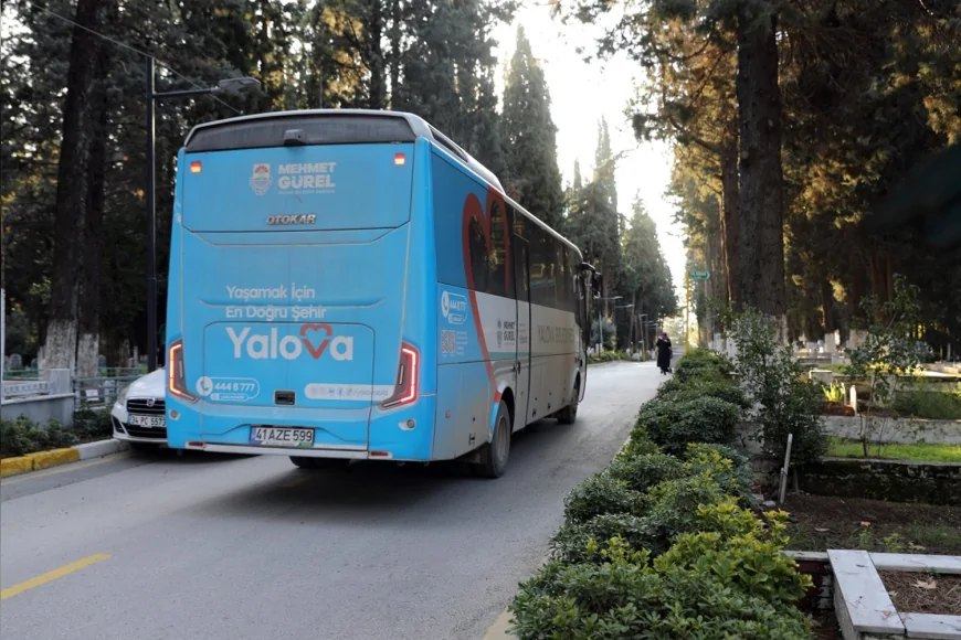 Yalova Belediyesi’nden Cuma Günleri Kabristan Ziyaretlerine Ücretsiz Ulaşım Hizmeti