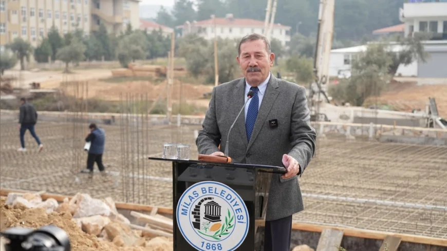 Milas Belediyesi Aydınlıkevler Mahallesi’nde Taziye Evi’nin Temelini Attı Dayanışmayı Güçlendirecek Proje Hayata Geçiyor