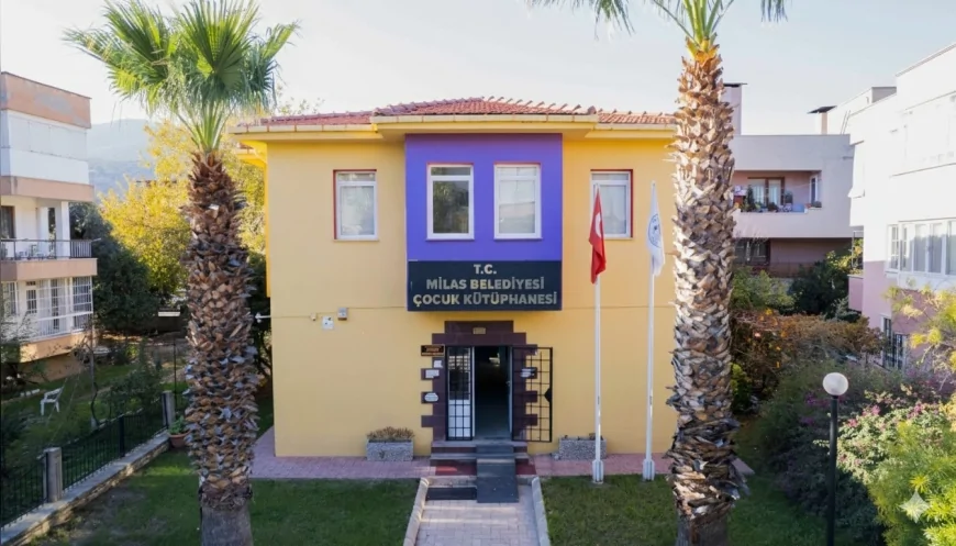 Milas Belediyesi Çocuk Kütüphanesi Minik Okurların Yoğun İlgisiyle Eğitimde Örnek Oluyor