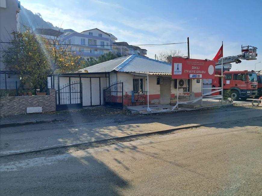 İzmir Büyükşehir Belediyesi Dikili’de modern ve donanımlı yeni itfaiye üssü inşa ediyor