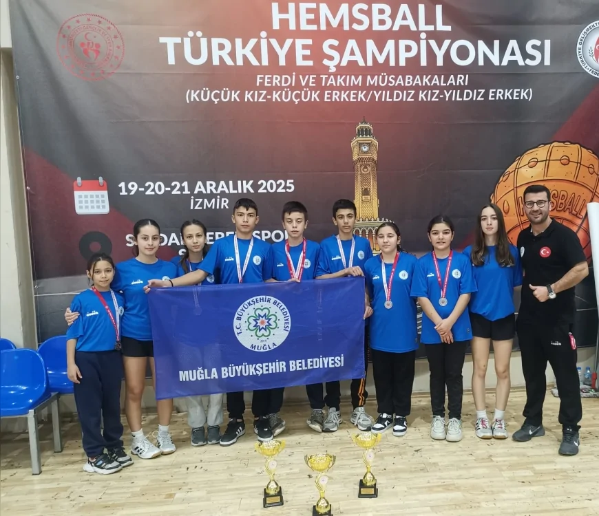 Muğla Büyükşehir Belediyesi Sporcuları İzmir’deki Hemsball Türkiye Şampiyonası’ndan 4 Gümüş Madalya ile Döndü