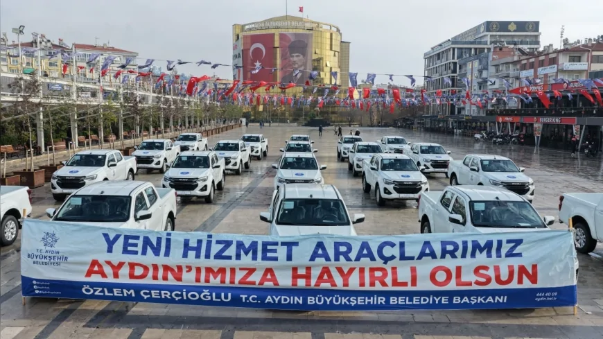 Aydın Büyükşehir Belediye Başkanı Özlem Çerçioğlu: “Her yeni araç vatandaşımıza daha hızlı ulaşan bir hizmet demektir”