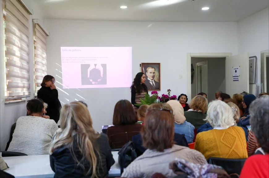 Antalya Büyükşehir Belediyesi Aktif Yaşlı Merkezi’nde evde çiçek yetiştiriciliği eğitimi yoğun ilgi gördü