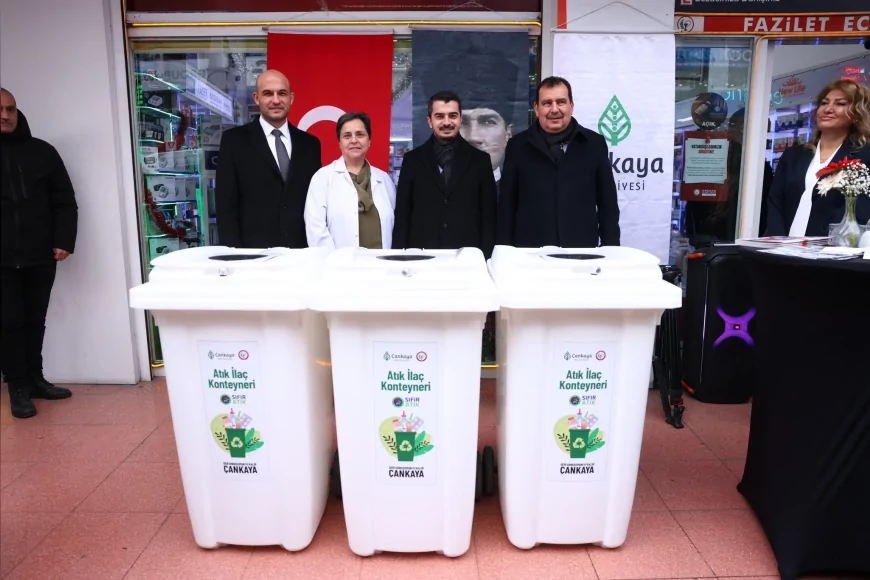 Çankaya Belediye Başkanı Av. Hüseyin Can Güner: “Atık ilaçları toplayarak doğayı ve insan sağlığını koruyoruz”