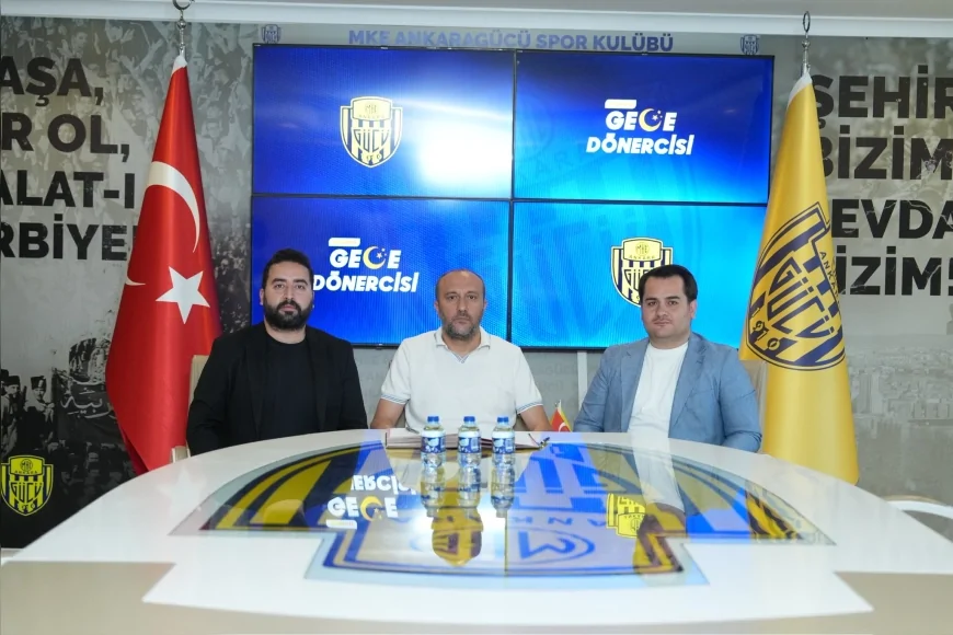 Ankara Gece Dönercisi ile MKE Ankaragücü Arasında Sponsorluk Anlaşması İmzalandı