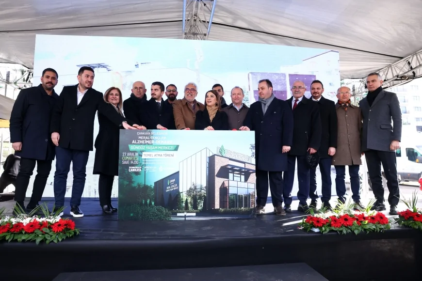 Çankaya Belediyesi Meral Gençler Alzheimer Demans Gündüz Yaşam Merkezi’nin Temelini Attı, Sosyal Belediyecilikte Yeni Model Başladı