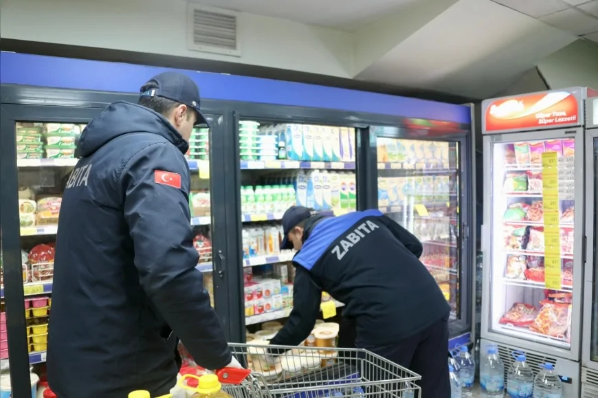 Elazığ Belediyesi Zabıta Müdürlüğü Yeni Yıl Öncesi Gıda Denetimlerini Kent Genelinde Artırdı
