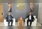 Elazığ Ticaret ve Sanayi Odası Başkanı İdris Alan’dan ASKON Elazığ Şube Başkanı Yavuz Akın’a Hayırlı Olsun Ziyareti