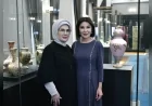 Cumhurbaşkanı Recep Tayyip Erdoğan’ın eşi Emine Erdoğan, Özbekistan Cumhurbaşkanı eşi Ziroat Mirziyoyeva ile Ankara Palas’ta buluştu