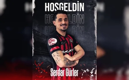 ARCA ÇORUM FK EYÜPSPOR’DAN SERDAR GÜRLER’İ KADROSUNA KATTI TRANSFER RESMEN AÇIKLANDI