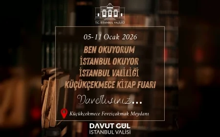 İstanbul Valiliği Öncülüğünde “Ben Okuyorum, İstanbul Okuyor” Projesinin İlk Kitap Fuarı Küçükçekmece’de Başlıyor