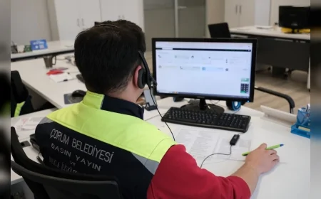 Çorum Belediyesi 153 Çağrı Merkezi 1 Yılda 164 Bin 453 Aramayı Yanıtladı Vatandaş Talepleri Anında Çözüme Ulaştı