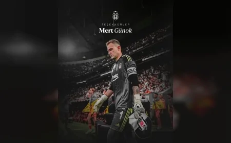 Beşiktaş JK Mert Günok ile Yollarını Ayırdı Emekleri İçin Teşekkür Mesajı Yayımlandı
