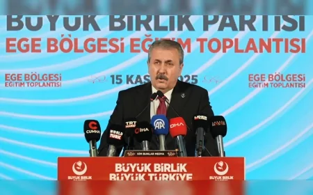 Büyük Birlik Partisi Genel Başkanı Mustafa Destici: “TBMM, Terör Devletini Savunma Yeri Değildir”