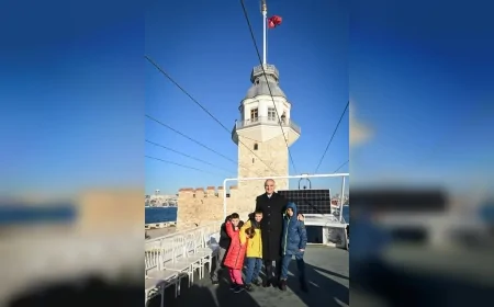 Kültür ve Turizm Bakanı Mehmet Nuri Ersoy: “Kardan Yapılan Kız Kulesi Hayali İstanbul’da Gerçeğe Dönüştü”