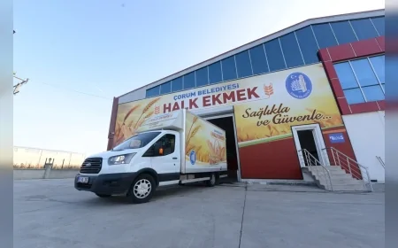 Çorum Belediyesi Halk Ekmek Hizmeti 2025’te 13,3 Milyon Ekmekle Vatandaşların Sofralarına Ulaştı