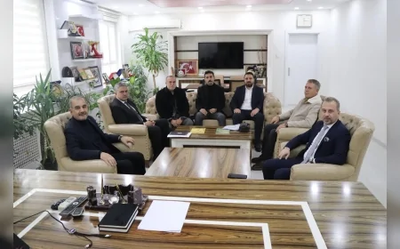 Elazığ TSO Başkanı İdris Alan’dan İl Milli Eğitim Müdürü Beraat Şahin’e eğitim ve rehabilitasyon gündemli ziyaret