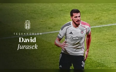 Beşiktaş JK David Jurasek ile Yollarını Ayırdı: “Katkıları Nedeniyle Teşekkür Ederiz”