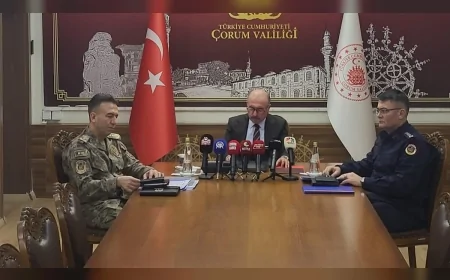 Çorum Valisi Ali Çalgan 2025 Asayiş Verilerini Açıkladı: Kişilere ve Malvarlığına Karşı Suçlarda Düşüş Sağlandı