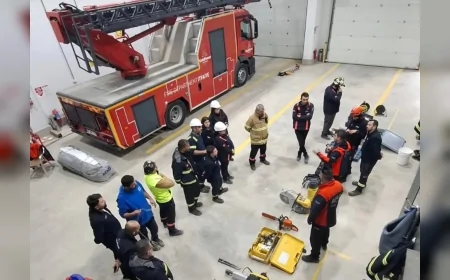 AFAD Çorum Sungurlu’da Sanayi Personeline Yönelik Enkazda Arama Kurtarma Eğitimi Düzenliyor