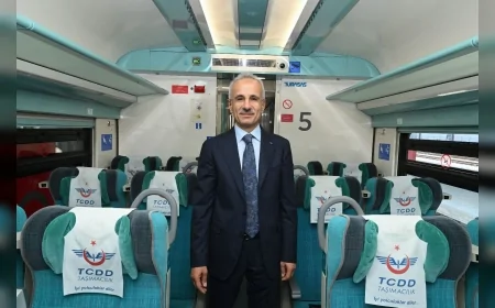 Ulaştırma ve Altyapı Bakanı Abdulkadir Uraloğlu: “Ara tatilde YHT, anahat ve bölgesel trenlerde 24 bin 24 kişilik kapasite artışı sağlayacağız”