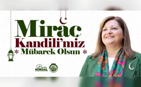 Afyonkarahisar Belediye Başkanı Burcu Köksal: “Miraç Kandili birlik ve beraberliğimizi güçlendirsin”