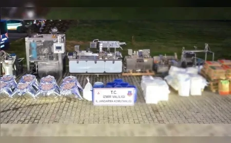 İçişleri Bakanı Ali Yerlikaya: “İzmir’de 1 ton 625 kilogram uyuşturucu hap hammaddesi ele geçirildi”