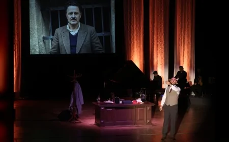 “Nâzım’ın Rüyâsı” Gösterisi Seyirciyle Buluştu Nazım Hikmet Doğumunun 124. Yılında Anıldı