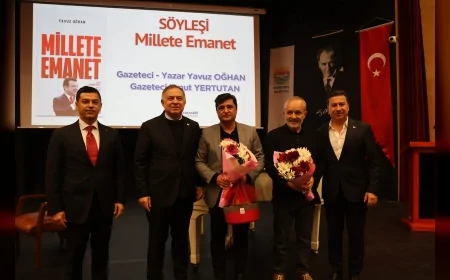 Gazeteci Yazar Yavuz Oğhan Marmaris’te Okuyucularıyla Buluştu Demokrasi ve Basın Özgürlüğü Konuşuldu