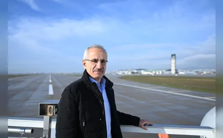 Ulaştırma ve Altyapı Bakanı Abdulkadir Uraloğlu: “Türkiye’de toplam pist uzunluğu Ankara ile Çorum arasındaki mesafeye ulaştı”