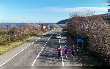 Ordu Büyükşehir Belediyesi öncülüğünde 5 Şubat Dünya Ordulular Günü için 52 kilometrelik anlamlı koşu düzenleniyor