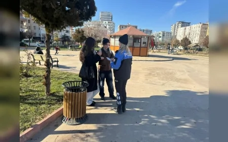 Mardin Emniyet Müdürlüğü Toplum Destekli Polislik ekipleri Artuklu’da esnaf ve vatandaşlarla bir araya geldi