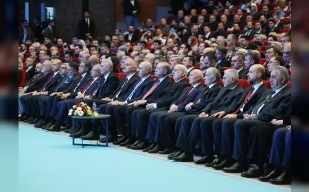 Gelecek Partisi Genel Başkanı Ahmet Davutoğlu Birlik Vakfı’nın 40. Yıl Programına Katıldı
