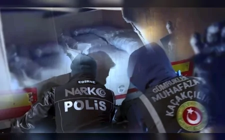 İçişleri Bakanı Ali Yerlikaya: “Uyuşturucuya karşı savaş açtık” Edirne’de 289 kilo uyuşturucu ele geçirildi